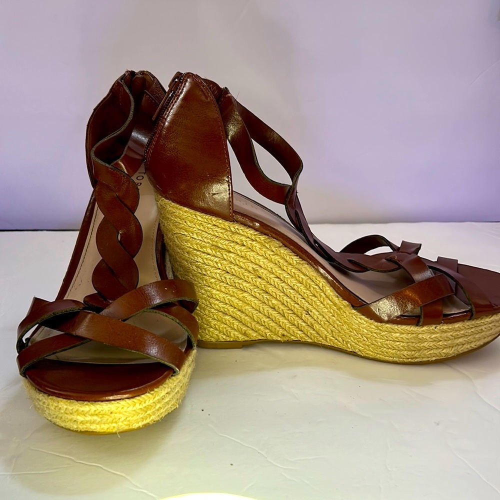 Torrid wedges size 11w brown color women